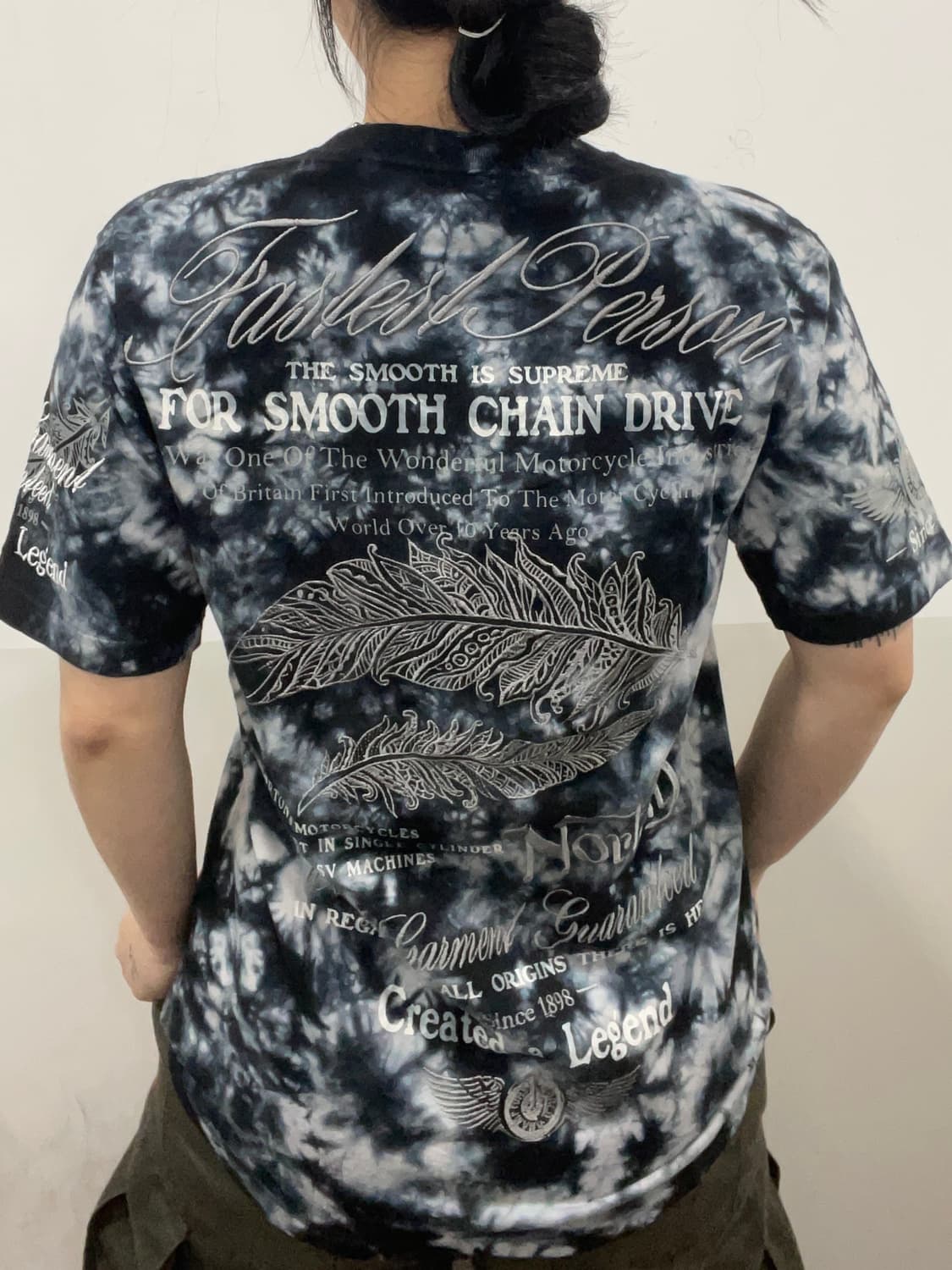 Norton 노튼 타이다이 빅 자수로고 반팔티셔츠 상품이미지2