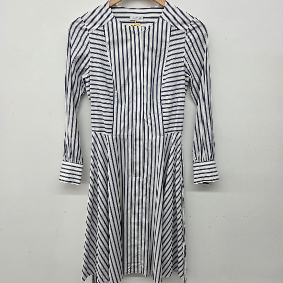 메킨토시 스트라이프 셔츠 원피스 여성 M 상품이미지2