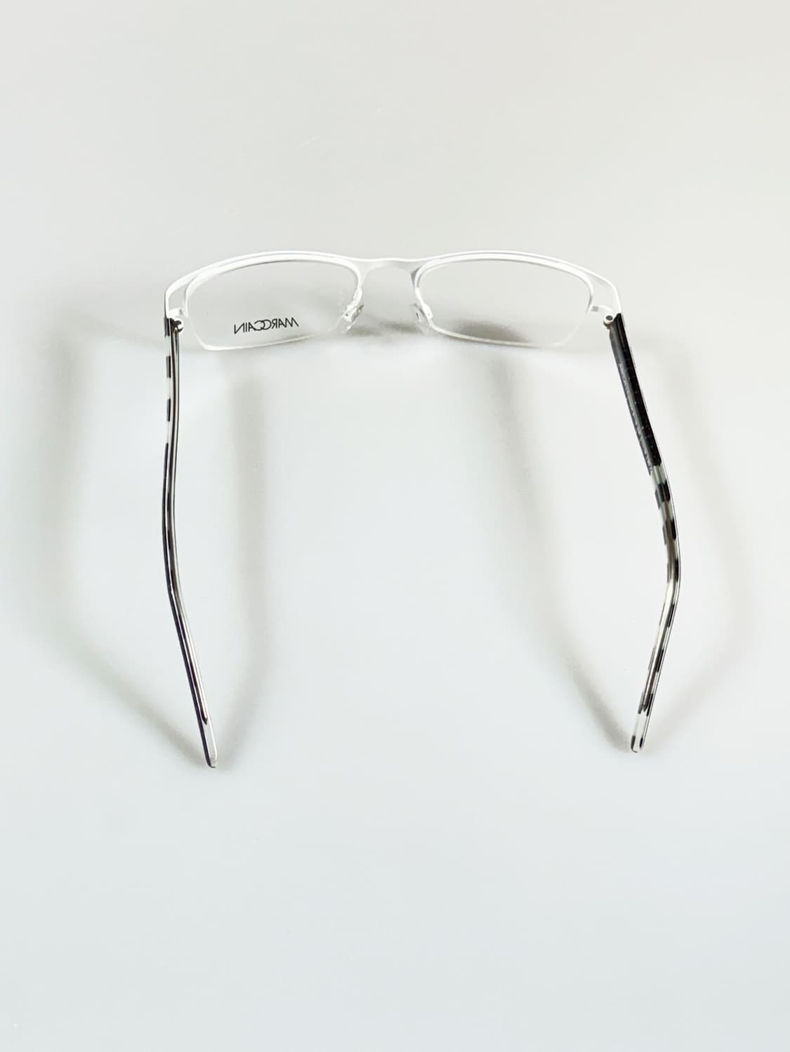 독일제 MARC CAIN 반무테 스퀘어 빈티지 안경 상품이미지6