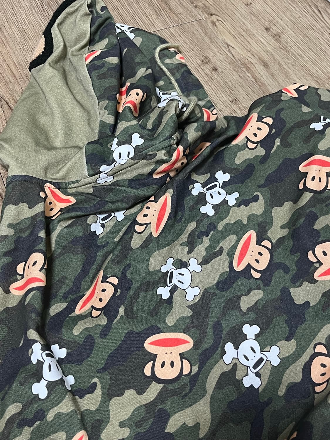 폴프랭크 카모 후드집업 XS 상품이미지3