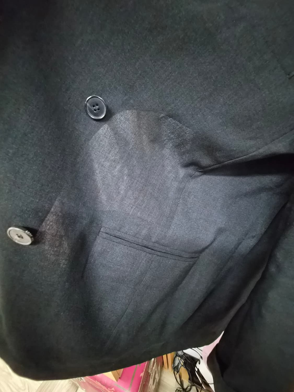 쥬시쥬디 얄상 박시 블랙자켓 상품이미지6