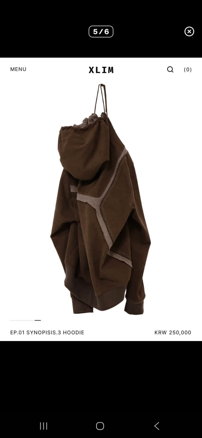 xlim synopisis hoodie 2사이즈 상품이미지6