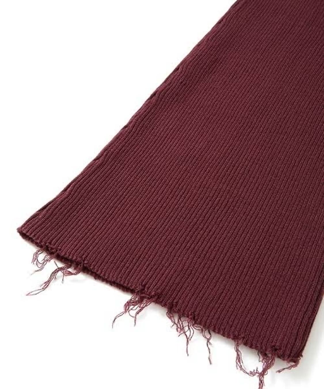 퍼버즈 립라인팬츠 버건디 와인 컬러 상품이미지2