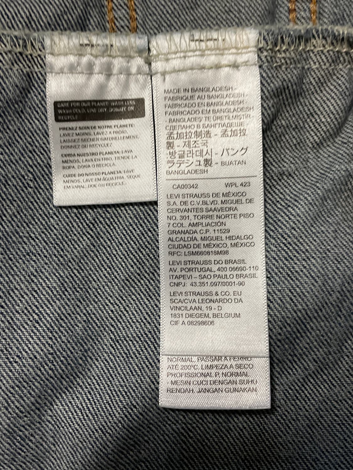 리바이스 프리미엄 빅E 타입3 데님 트러커 청자켓(클리닝O) 상품이미지7