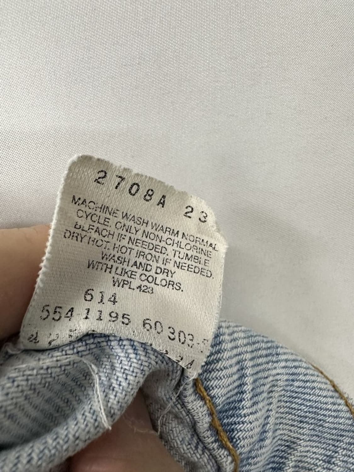 [W40L34] LEVI'S 리바이스560 90s USA 빈티지 오렌지탭 상품이미지7