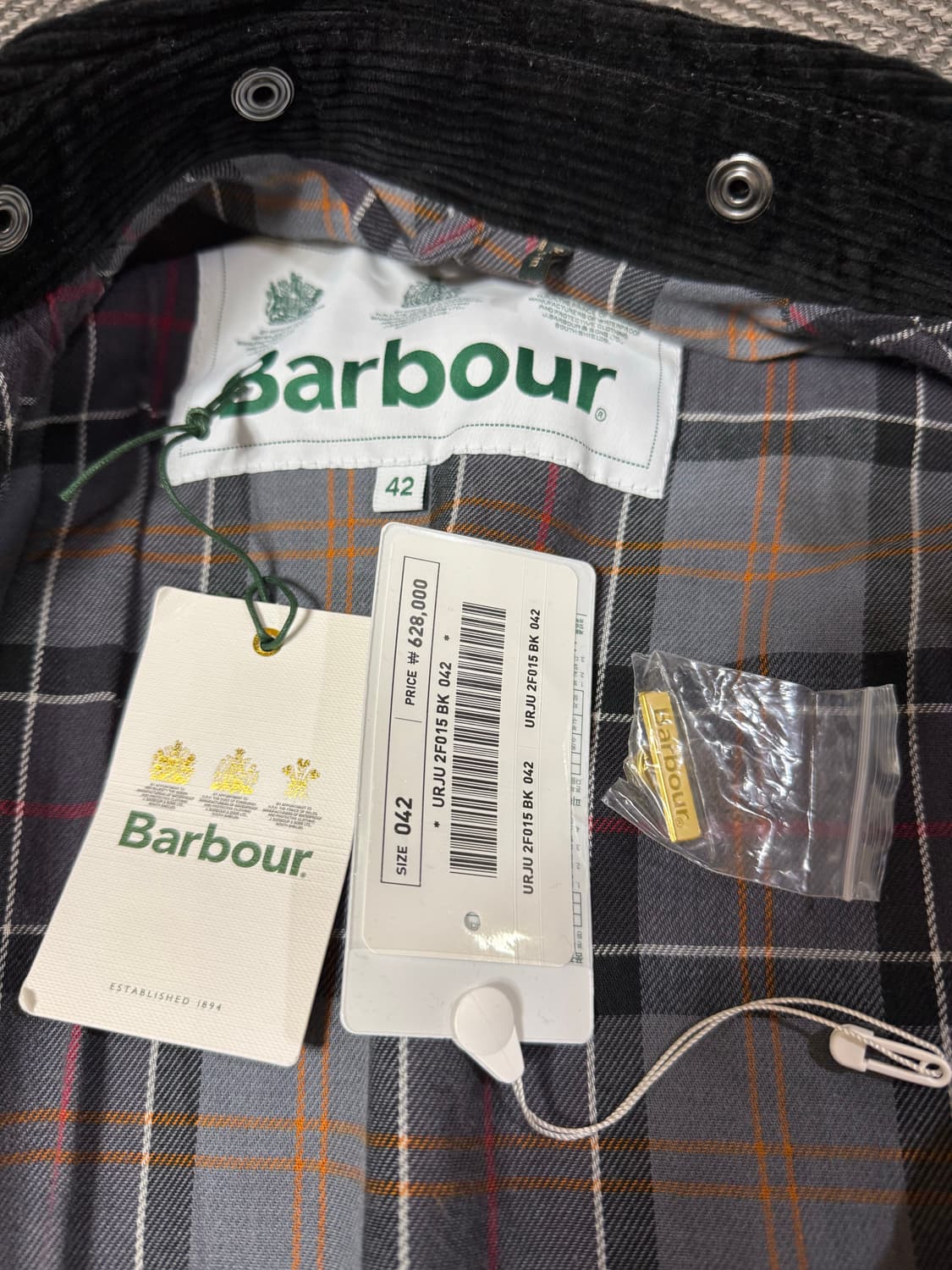 바버 / TRANSPORT  트랜스포트 왁스 자켓 42(110) 사이즈 상품이미지6