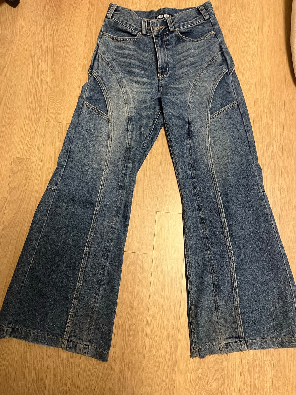 Ifeellucky 와이드 플레어팬츠 상품이미지2