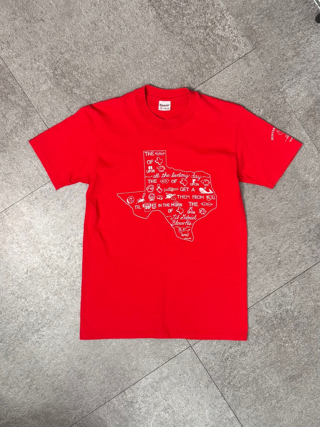 80s Stedman Texas Graphic usa 티셔츠/T198 상품이미지2