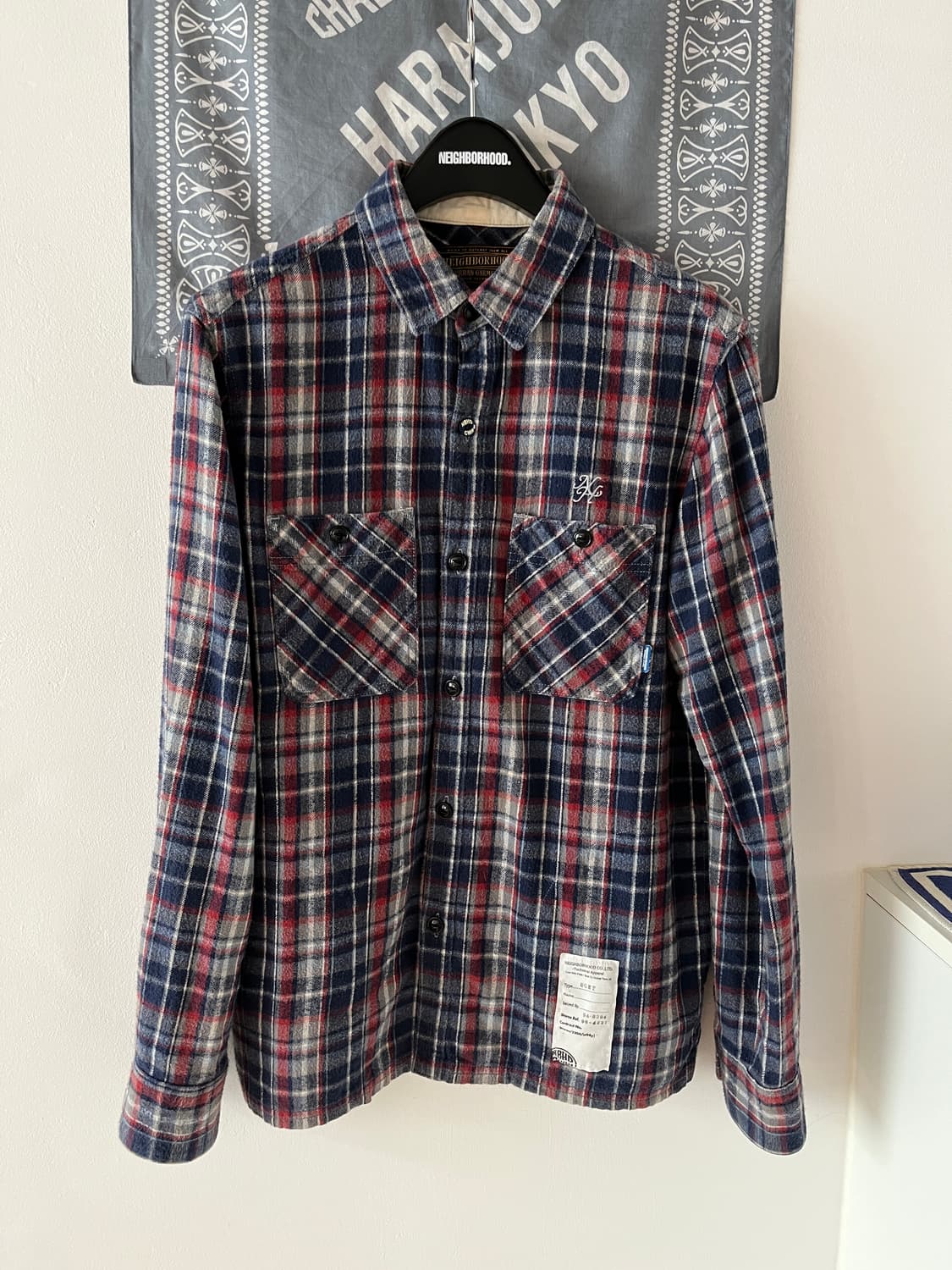 네이버후드 11fw 럼버 셔츠 상품이미지1