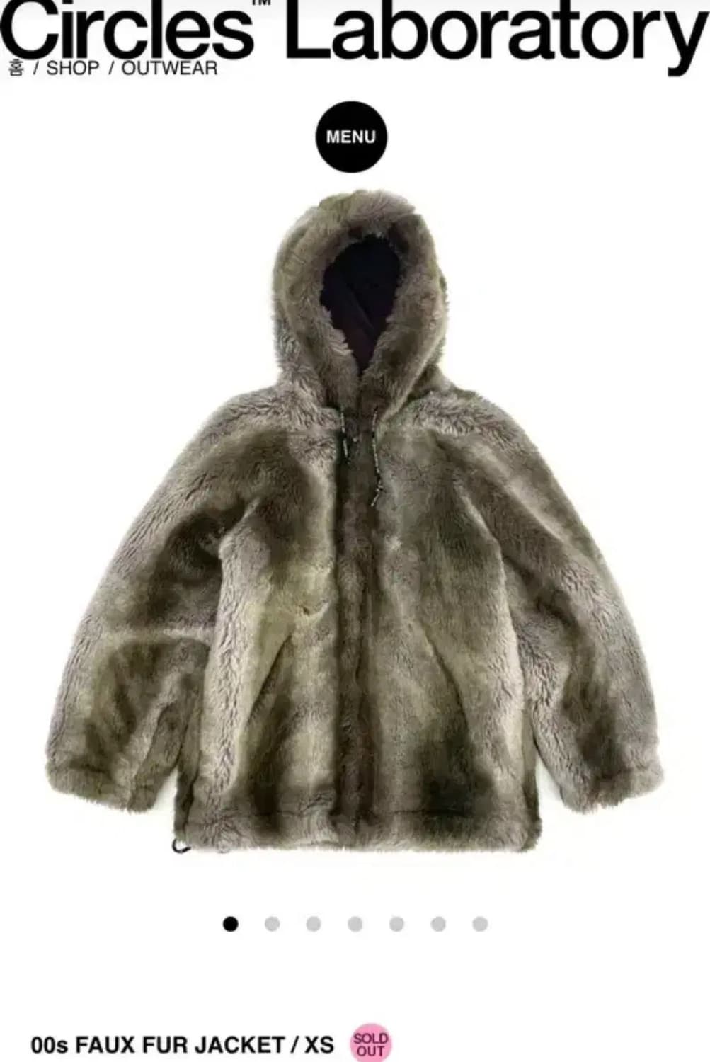 베이프 Bape 00s 투톤 카키 후드 퍼자켓 (2 way) 상품이미지1