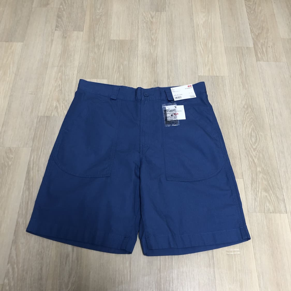 (L) 새상품 유니클로 X JWA 유틸리티 워크 쇼트 팬츠 블루 상품이미지1