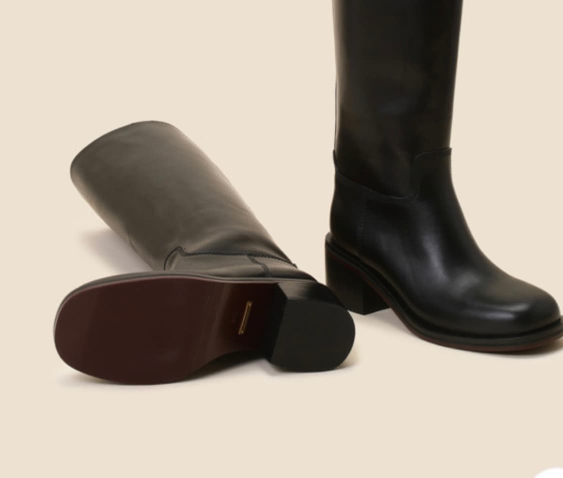 슈콤마보니 가죽 롱부츠 상품이미지3