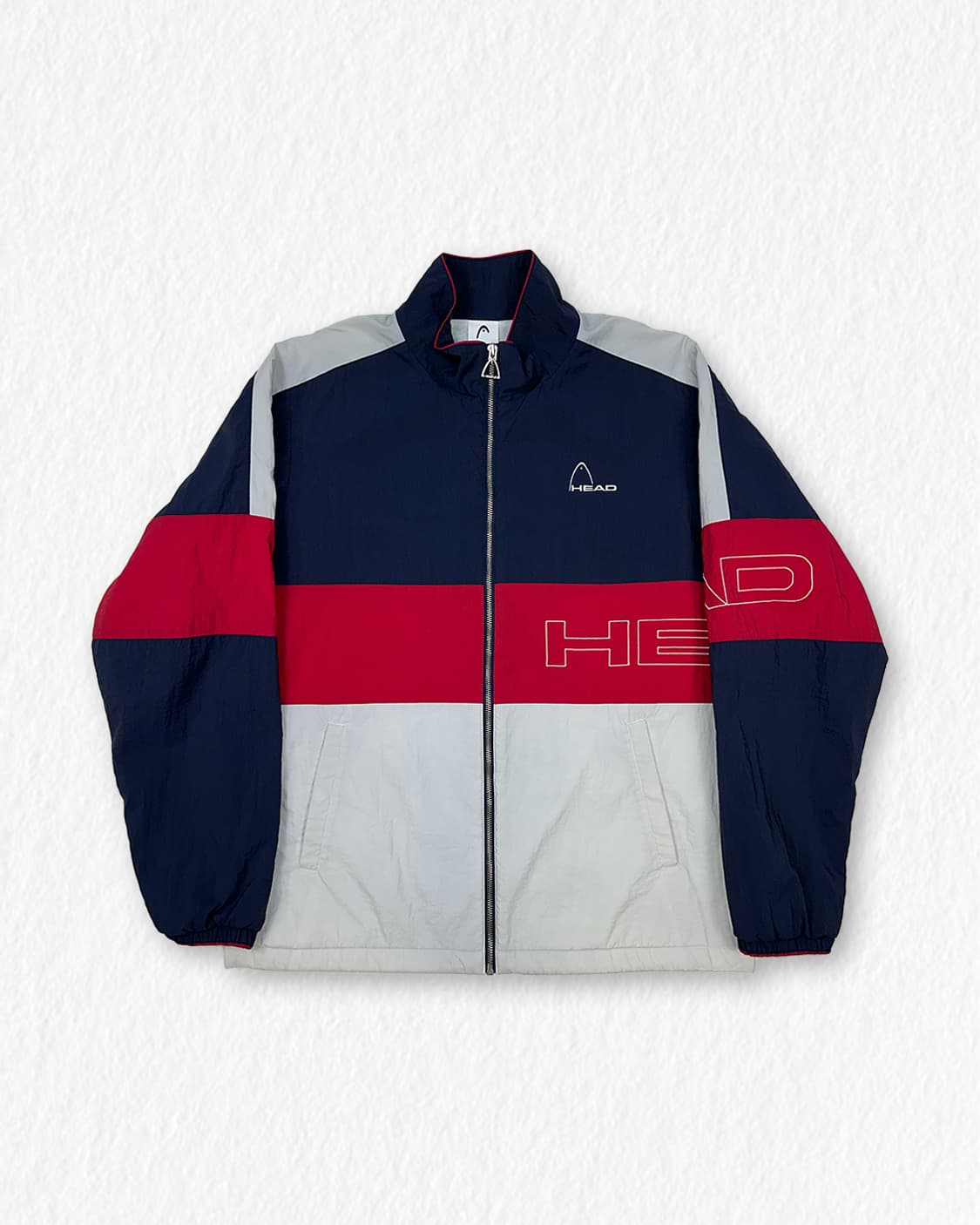 헤드 배색 바람막이 상품이미지1