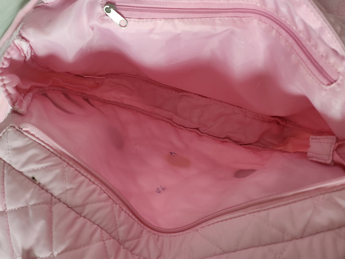 헬로키티 핑크 퀼팅 스팽글 빅  숄더백 상품이미지6