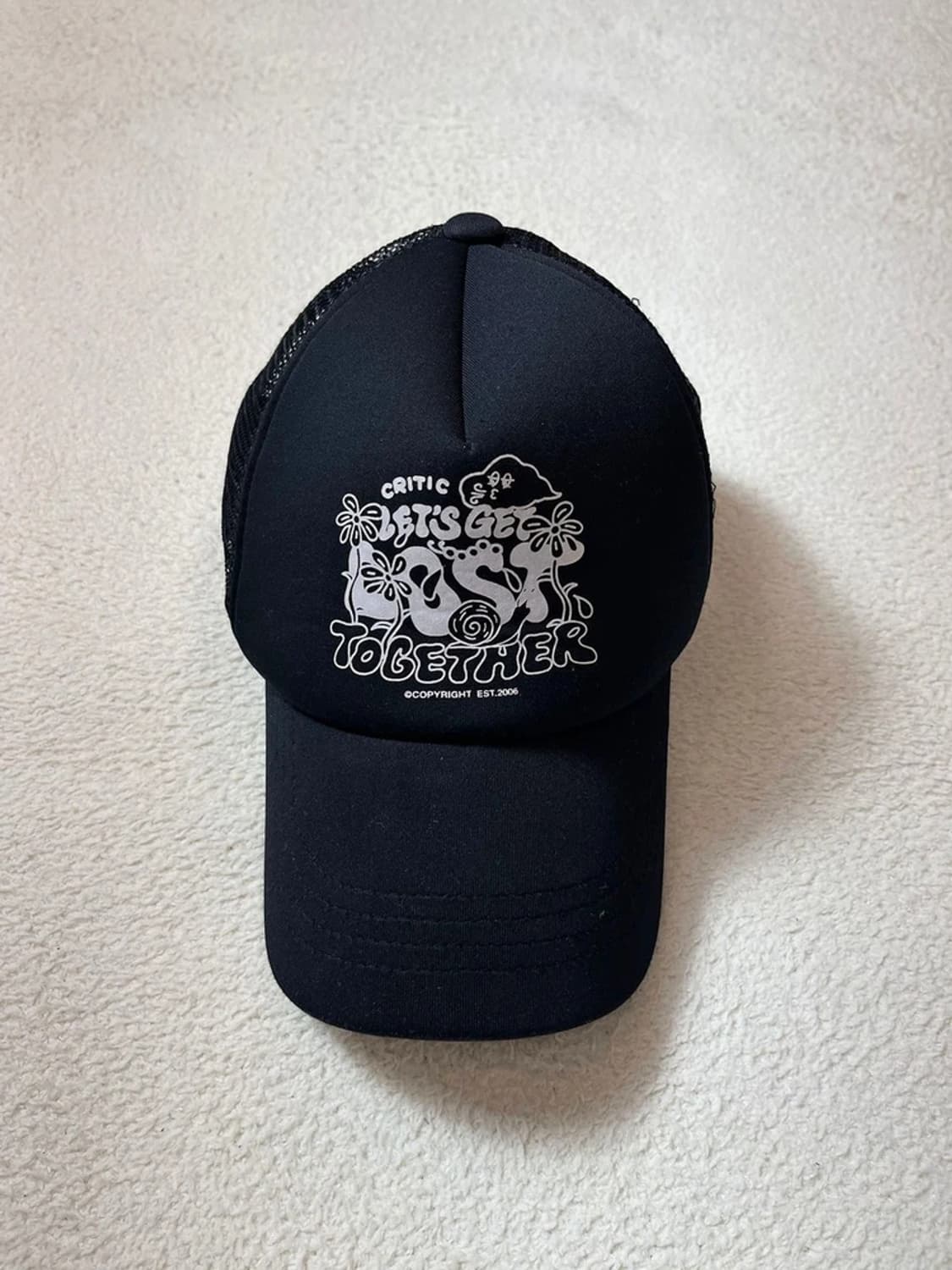 크리틱 22ss 로고 메쉬 볼캡 A1793 상품이미지2
