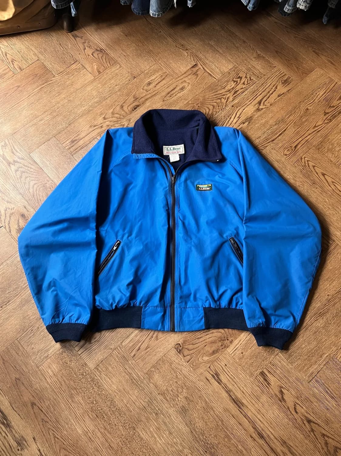[XL]90's 엘엘빈 Made in USA 쓰리 시즌 웜업 자켓 상품이미지1