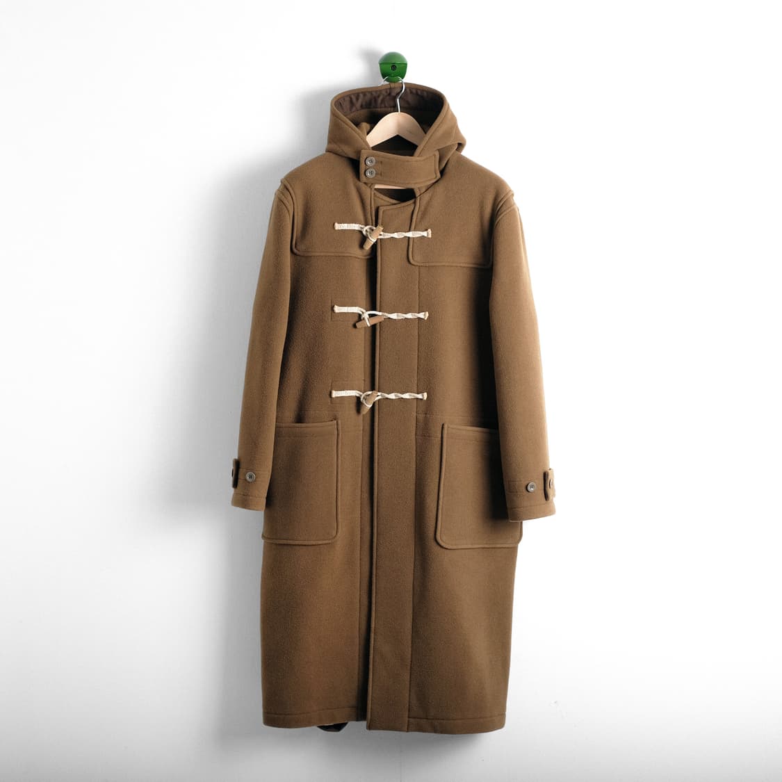 레노 Leno 울 캐시미어 더플 코트 3(105~)사이즈 카멜 상품이미지3