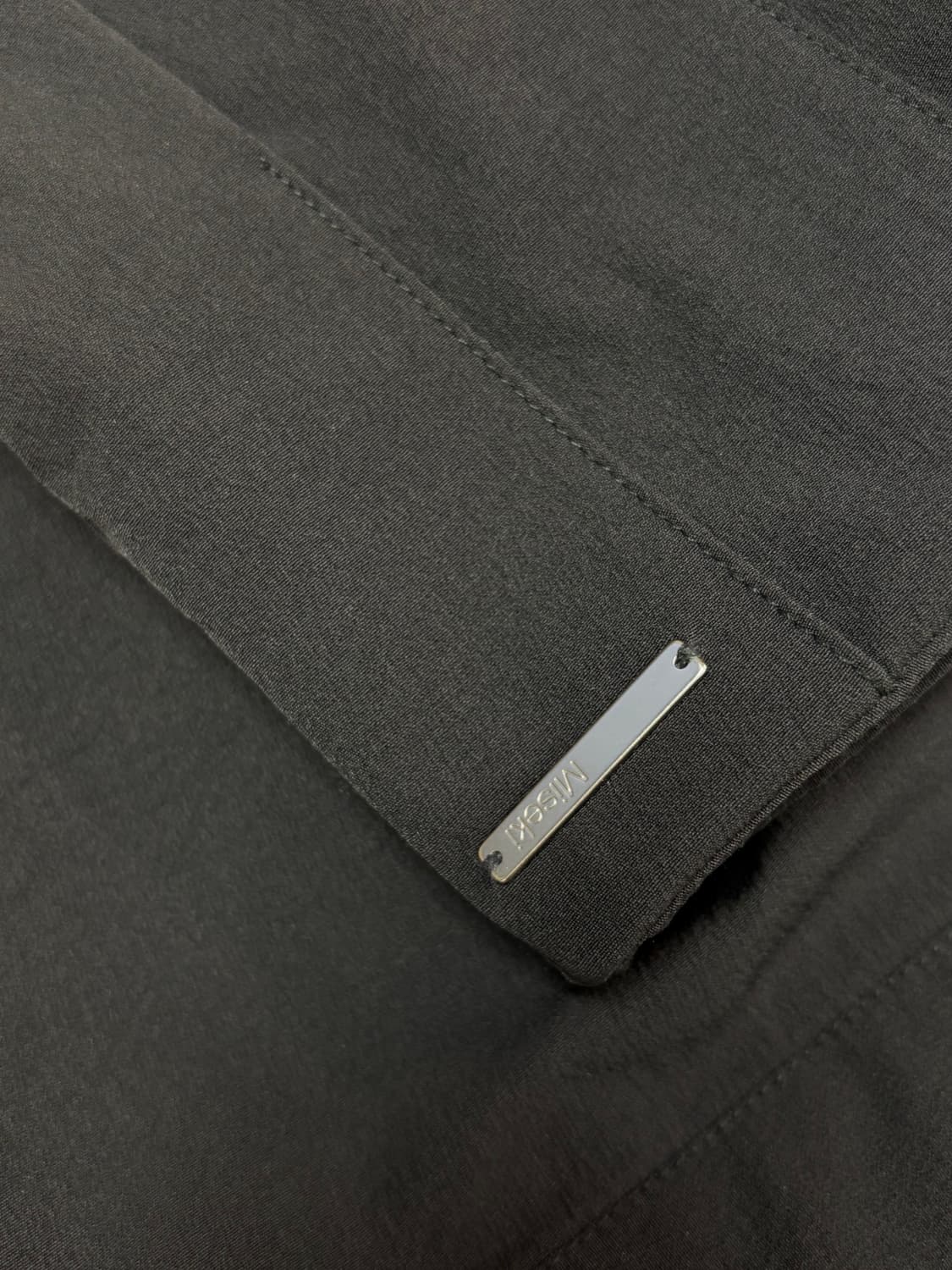 미세키서울 레이어드 스커트 팬츠 그레이 상품이미지4