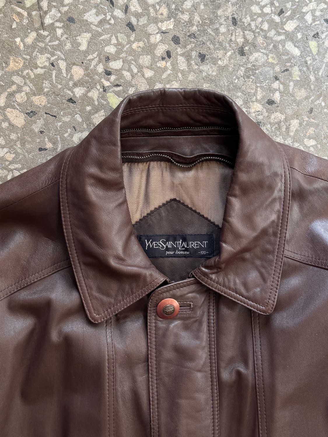 90s 입생로랑 옴므 양가죽 자켓(O29) 상품이미지2