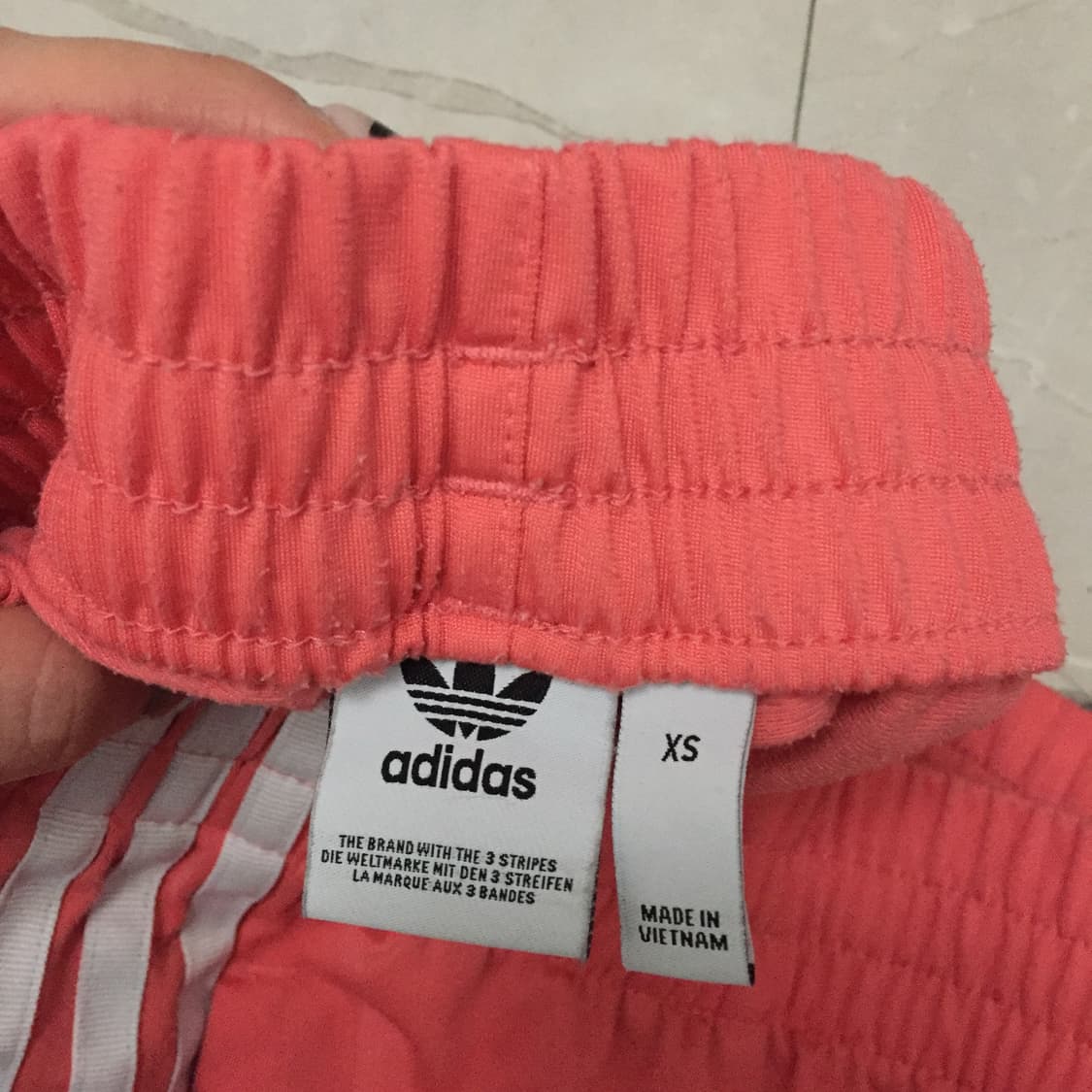 Adidas 아디다스 핑크 백포켓 트레이닝 숏팬츠 상품이미지5