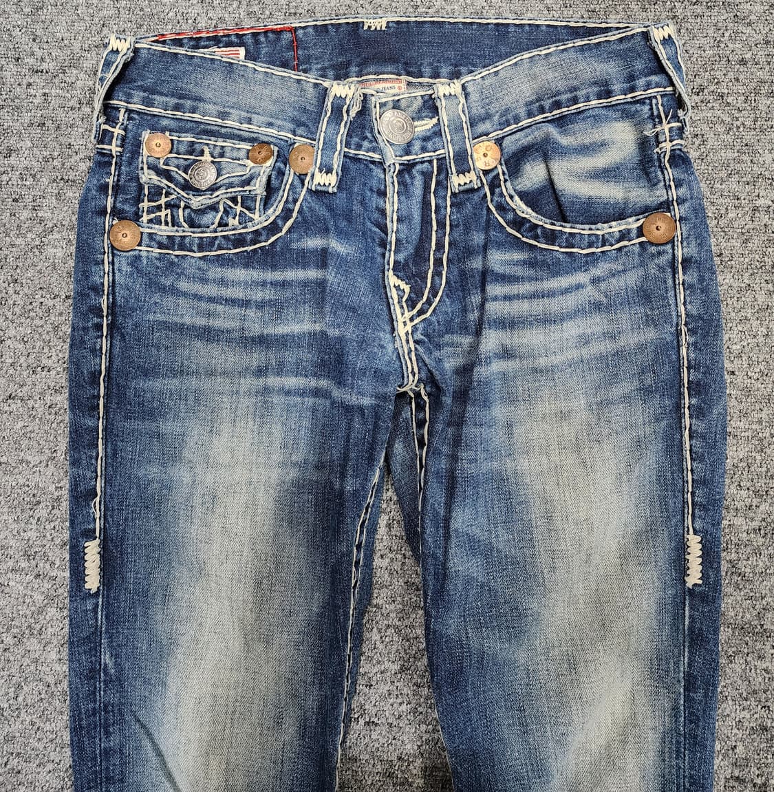 트루릴리젼 RICKY SUPER T 리키슈퍼티 스티치 데님팬츠 바지 28 상품이미지3