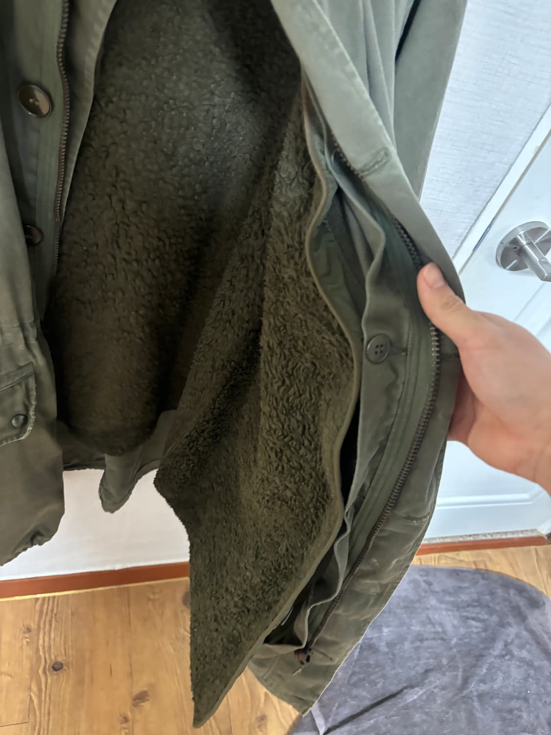 80‘s french army m-64파카  상품이미지5