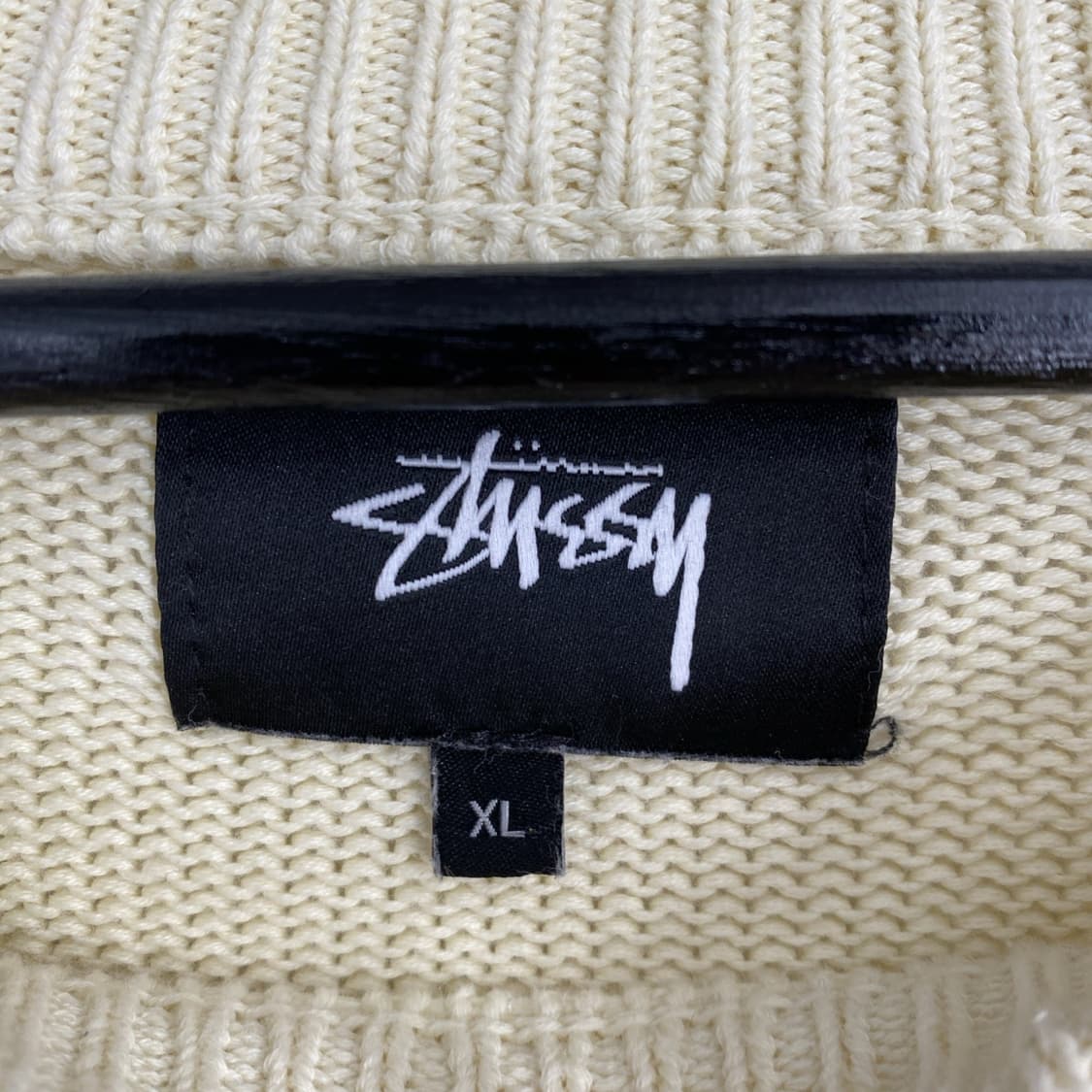 스투시 컬리 S 스웨터 내추럴 상품이미지4