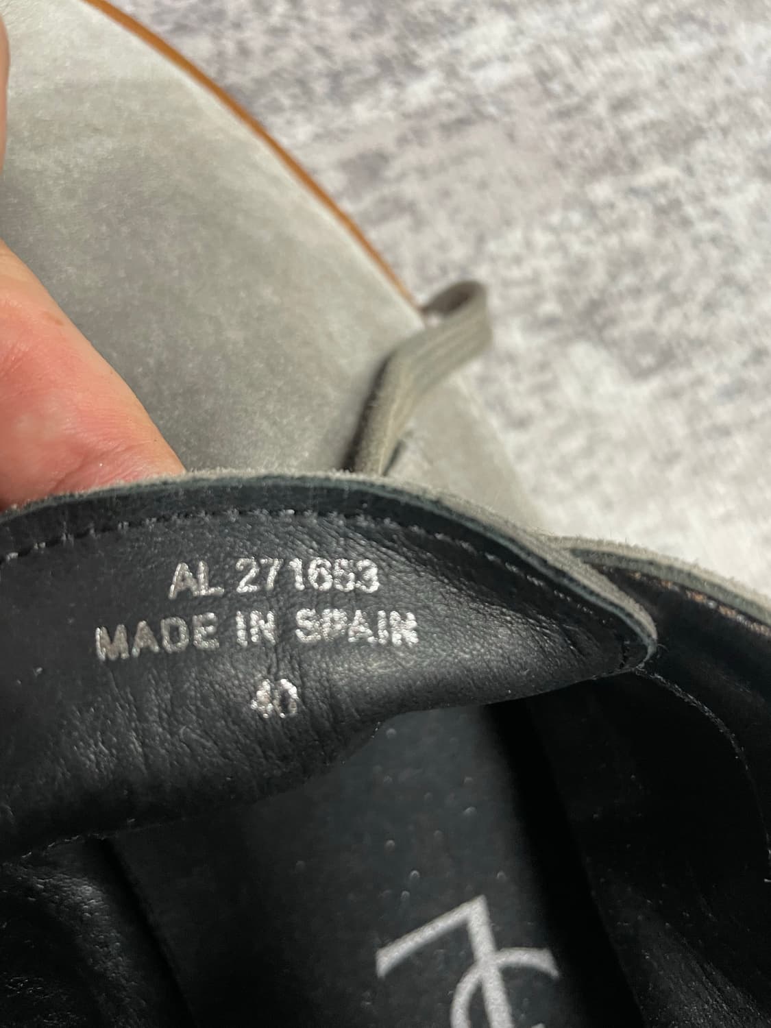 Vintage YSL 스웨이드 데져트 스페인 생산 상품이미지8