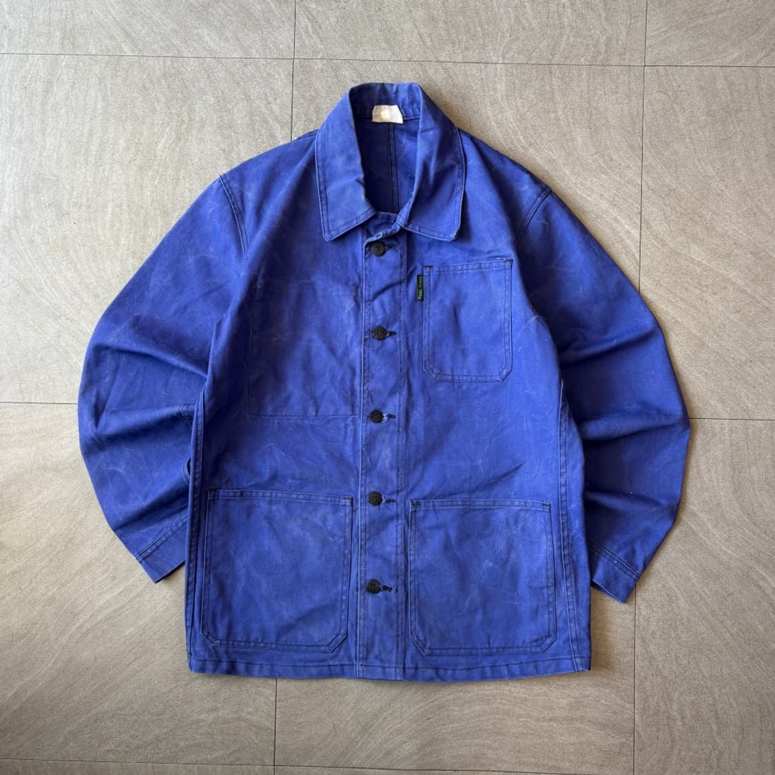 90년대 빈티지 프랑스 생산 프렌치 워크 트윌코튼 자켓 상품이미지1