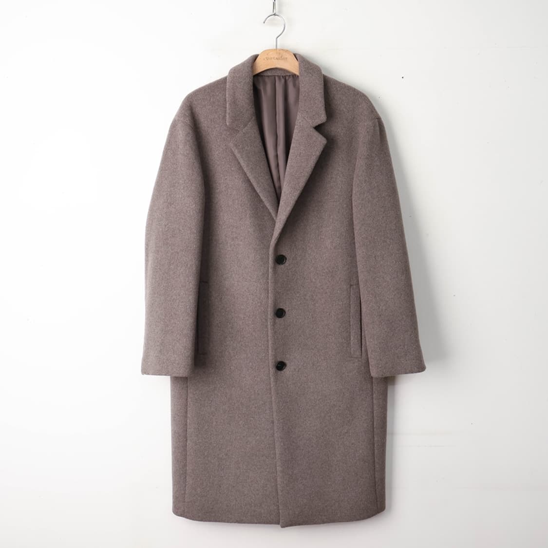 100/무신사스탠다드 캐시미어 블렌드 오버사이즈 싱글코트 상품이미지1