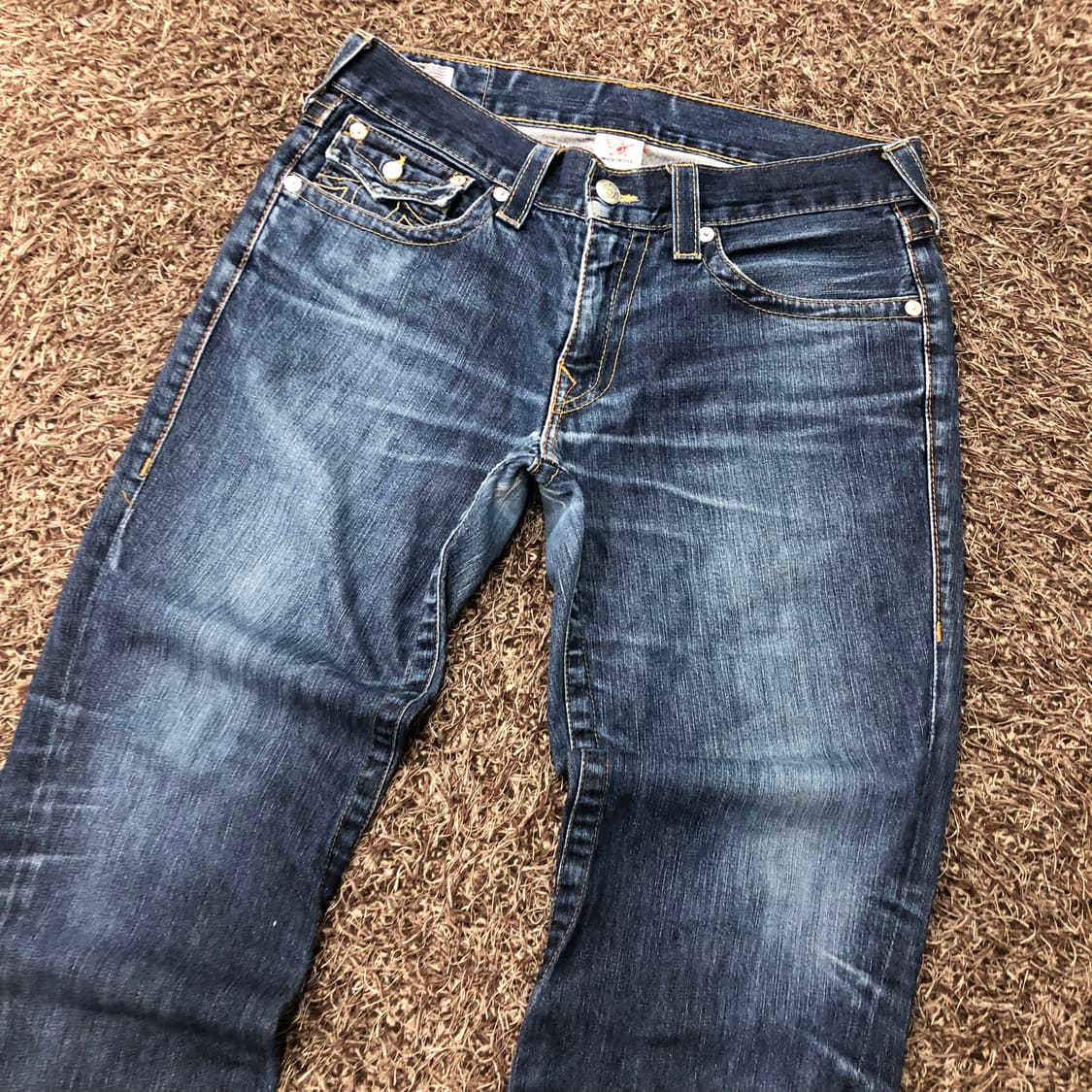 33 트루릴리전 조이 부츠컷 워싱 데님 팬츠 상품이미지3