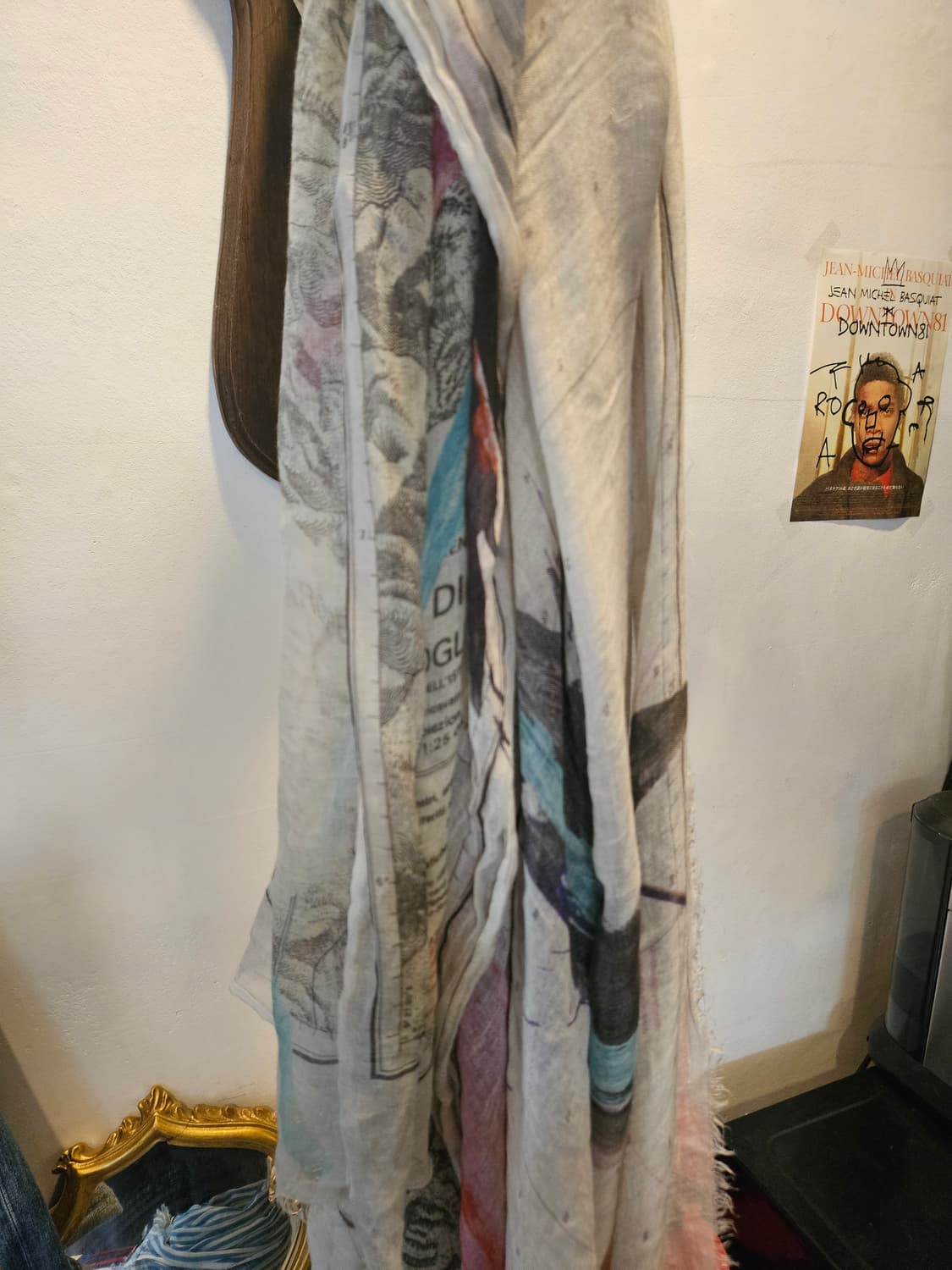 Made in Italy 모달 실크 머플러 숄  상품이미지2