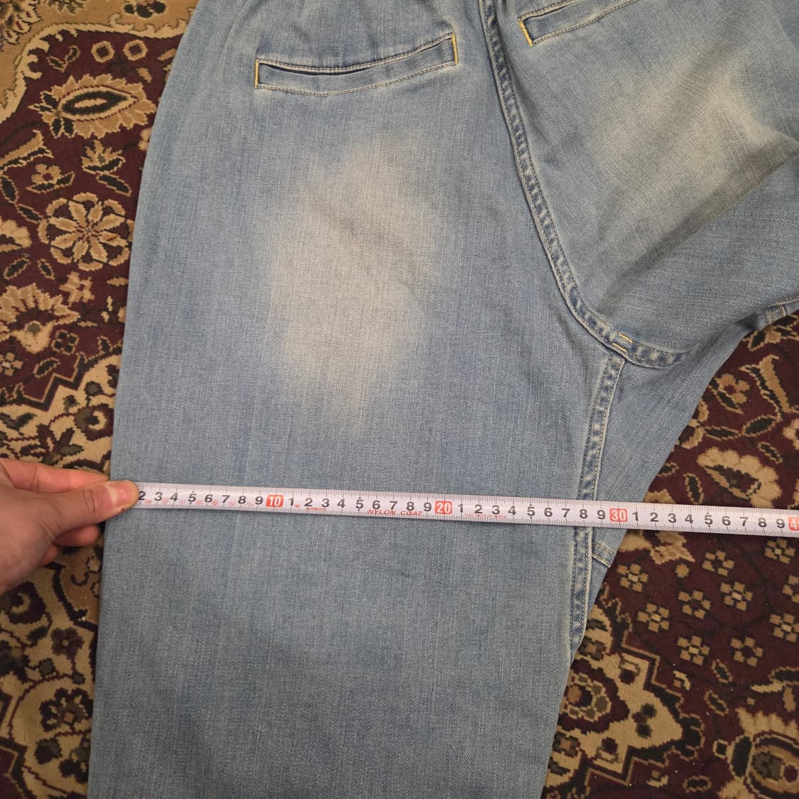 그라미치 루즈테이퍼드 데님팬츠 s 상품이미지6