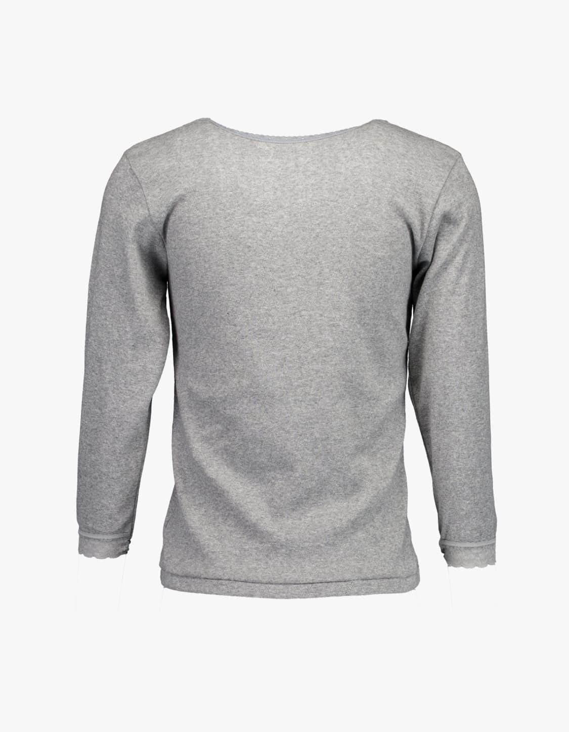 샬롬클럽 Buddy Lace Top - Gray 상품이미지2