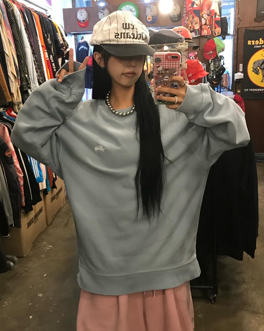 Stussy Logo Sweatshirts 상품이미지5