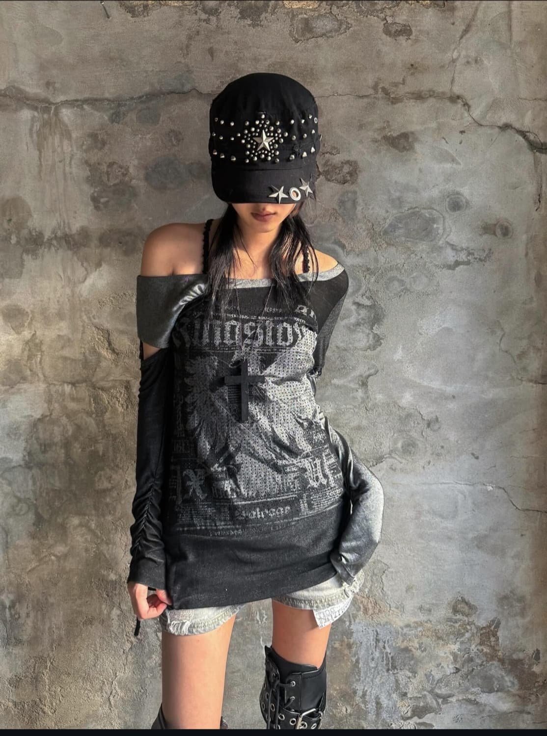 salvage long-sleeved one-piece 상품이미지2