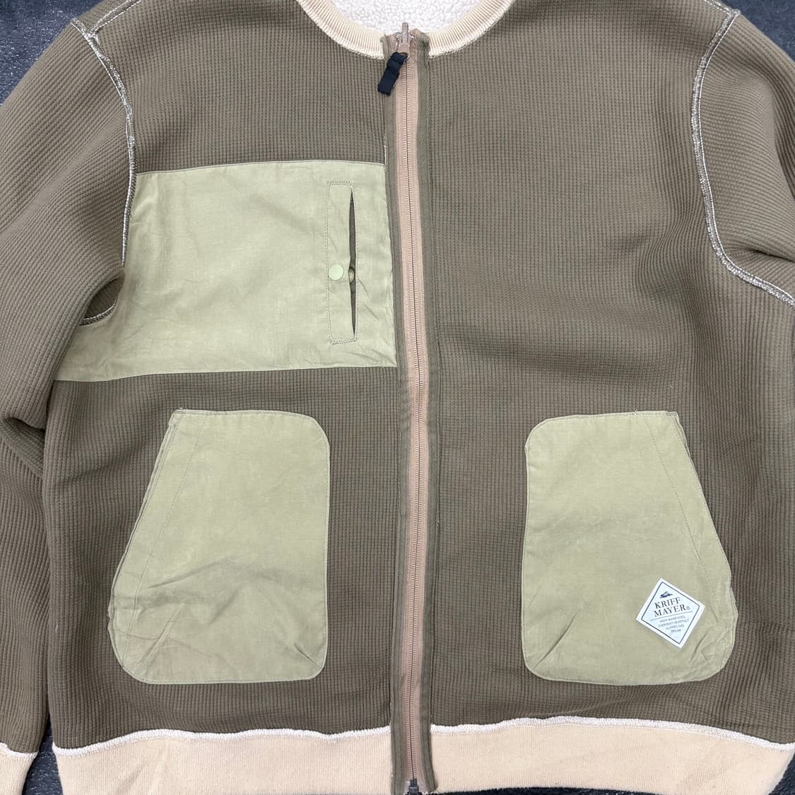 (100)Kriff mayer 리버시블와플플리스 상품이미지3