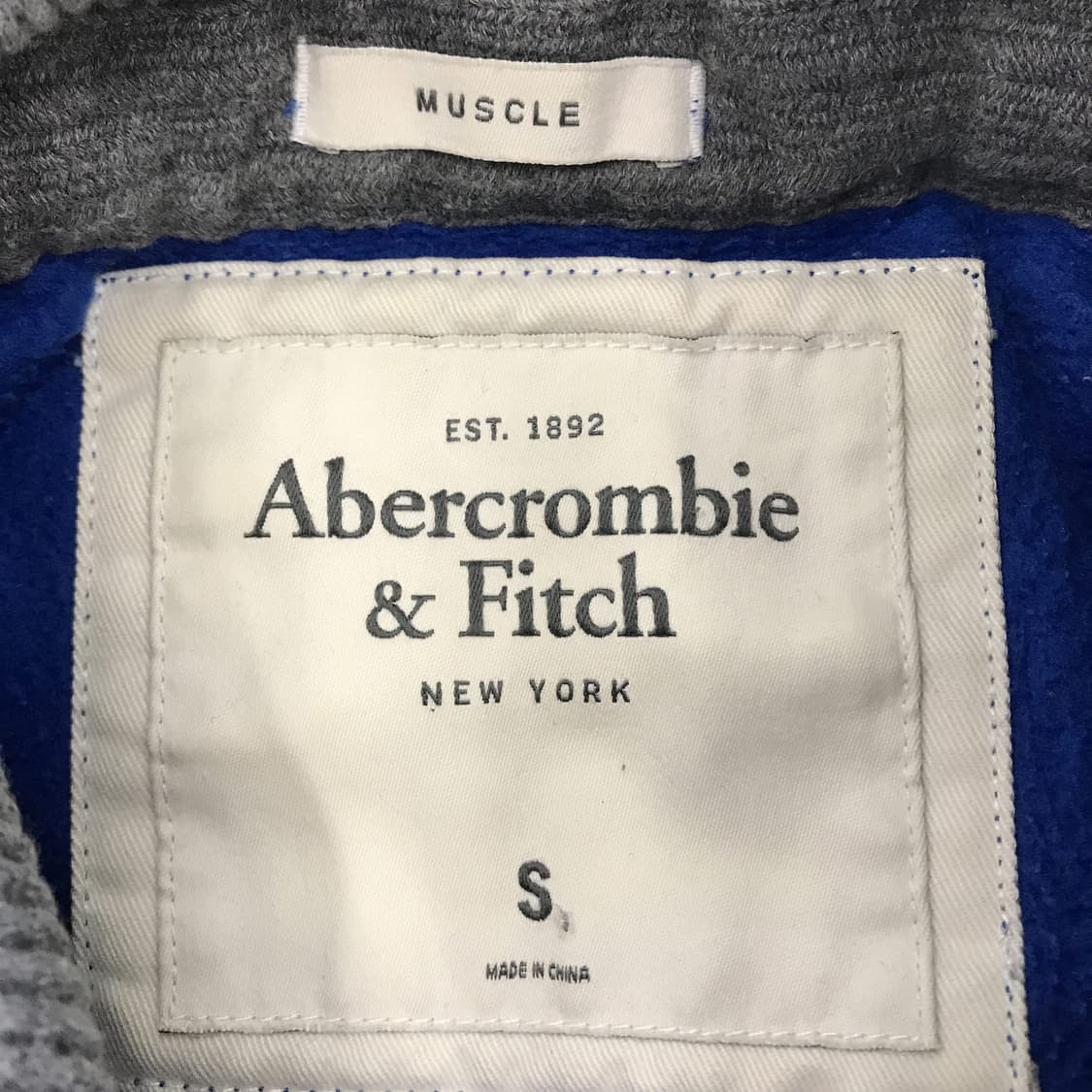 아베크롬비 Y2K 빈티지 블루후드 [S] 상품이미지5