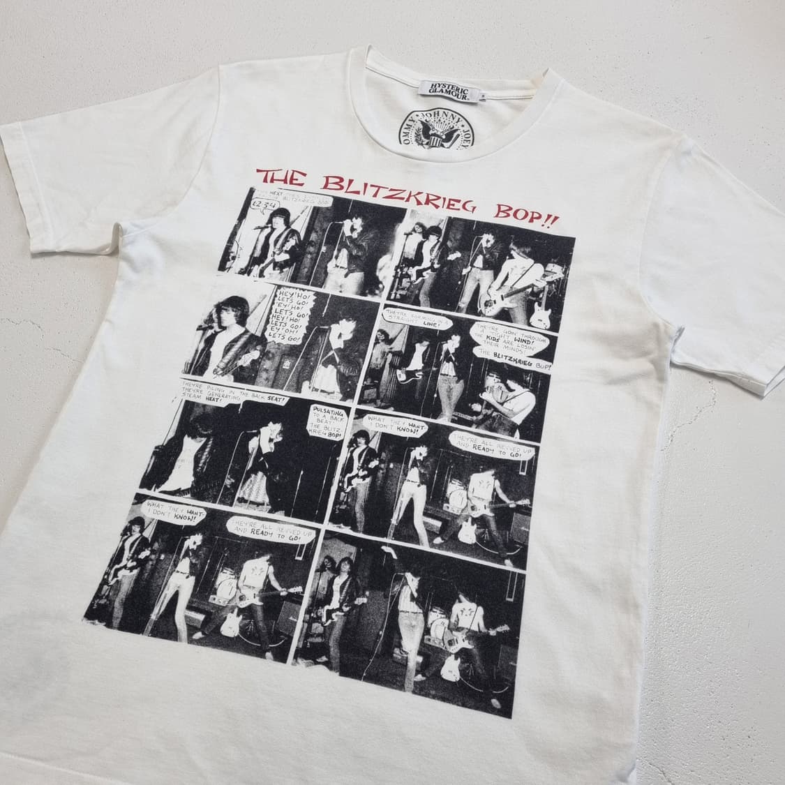 Hysteric Glamour x RAMONES 밴드티셔츠 - S 상품이미지4