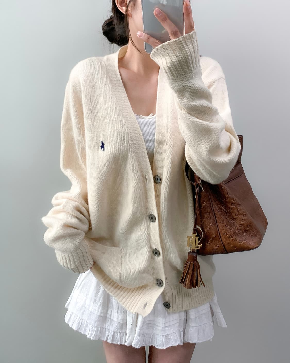 폴로 램스울 가디건 상품이미지1