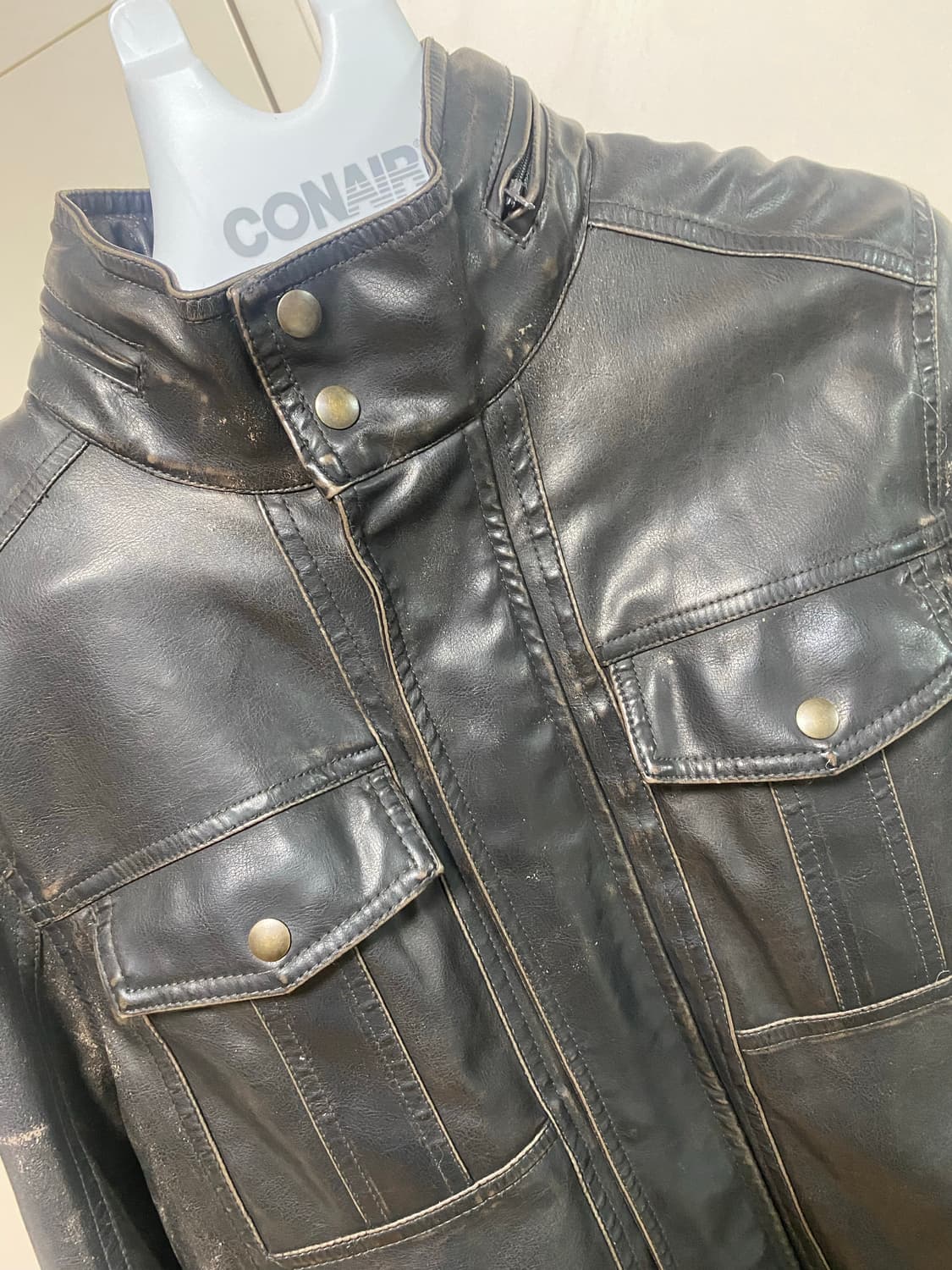 리바이스 빈티지한 가죽 자켓 M 상품이미지10