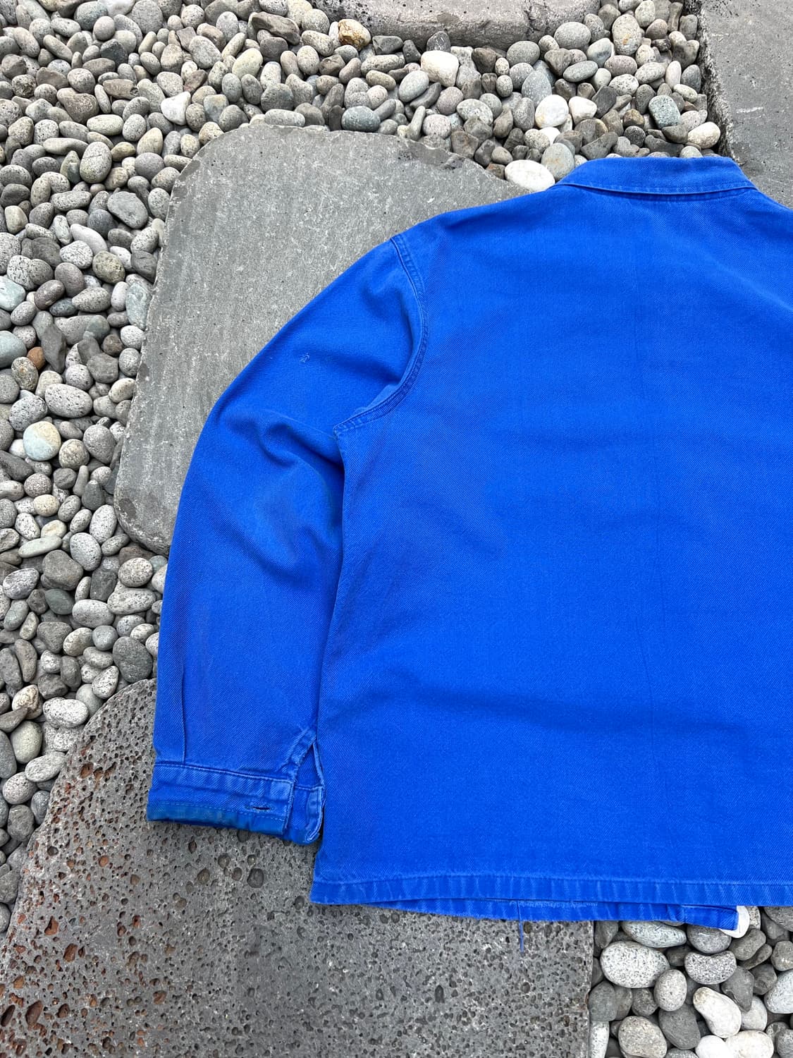 OLD VINTAGE WASHING BLUE SNCF 프렌치워크자켓 상품이미지10