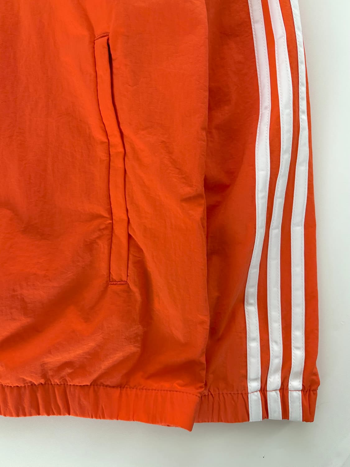 Adidas 아디다스 오렌지 컬러 2-way 지퍼 바람막이 자켓 상품이미지8