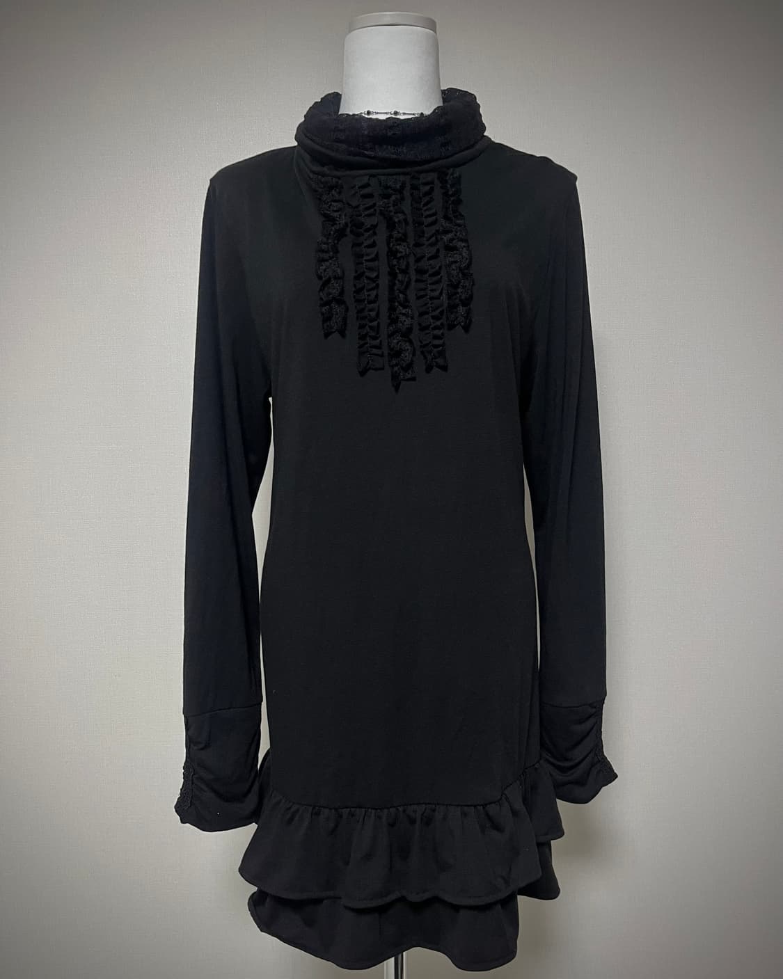 로맨틱 고스로리 레이스 원피스 고딕 모리걸 상품이미지3