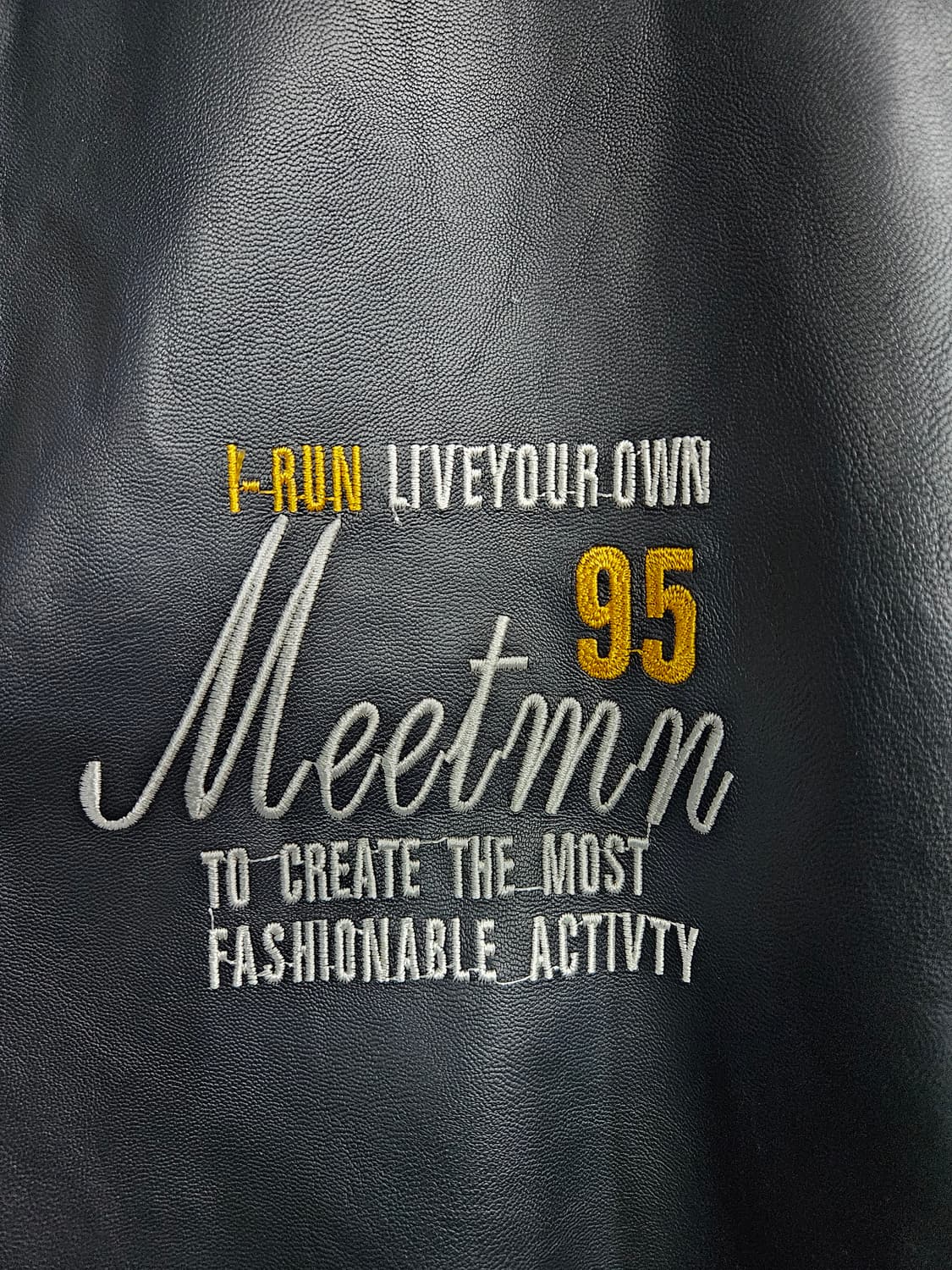 F-LAB 에프랩 자수 투톤 남성 100~105 야구점퍼 항공점퍼  상품이미지3