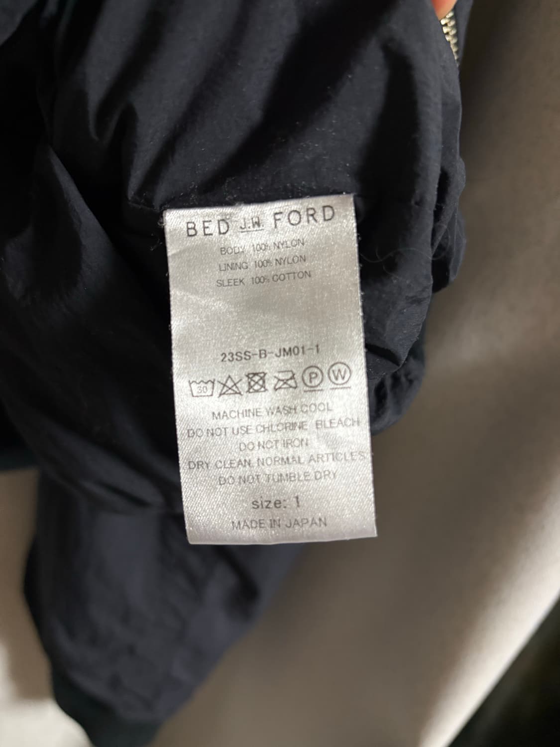 Bed j.w ford Double Zip MA-1 1사이즈 상품이미지2