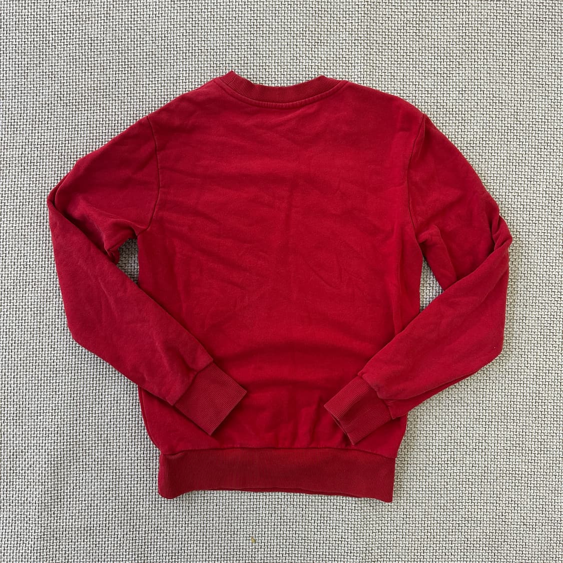 2 라코스테 빅로고 레드 맨투맨 0424D 상품이미지4