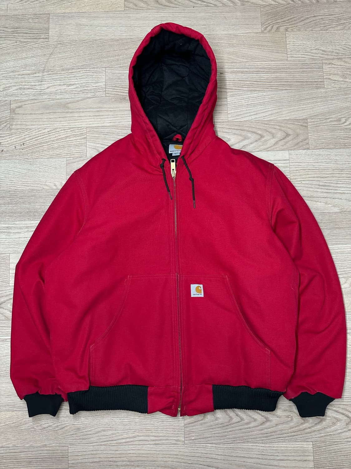 칼하트 J140 레드 액티브 자켓 상품이미지1