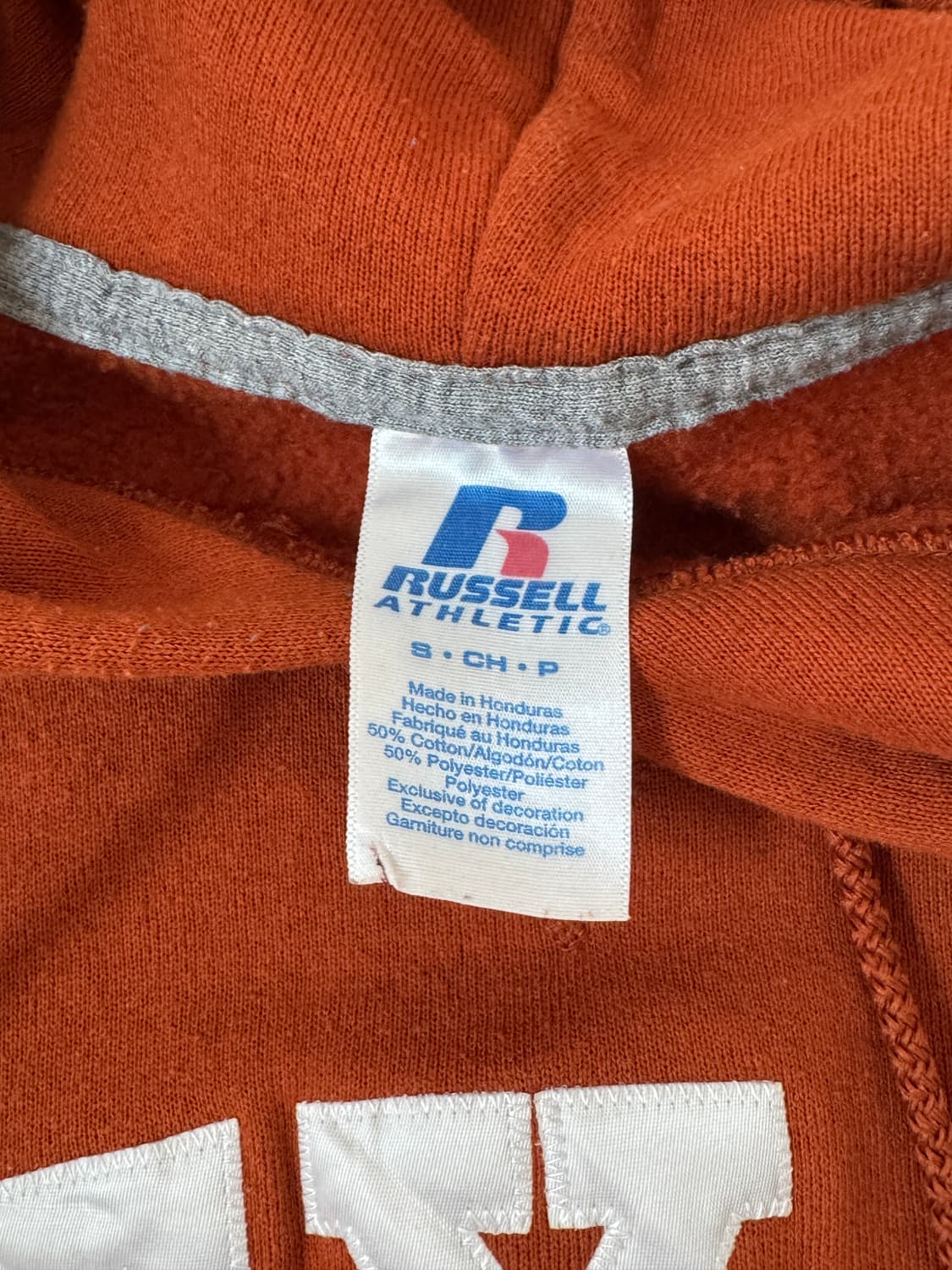 러셀 리버스위브 후드 텍사스 자수 L 상품이미지2