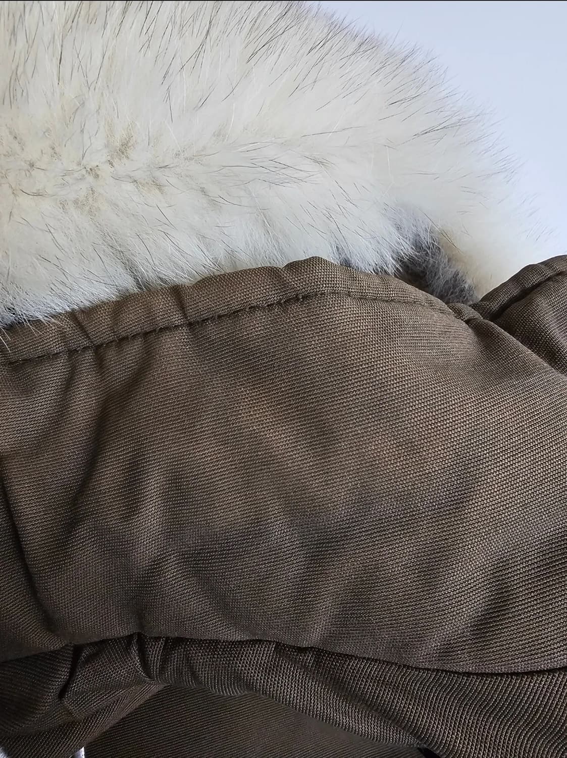 무스너클 쓰리쿼터 패딩 카키색(M/100/매장정품) 상품이미지9